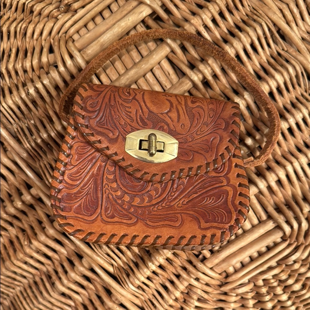 Brown Leather Handbag
